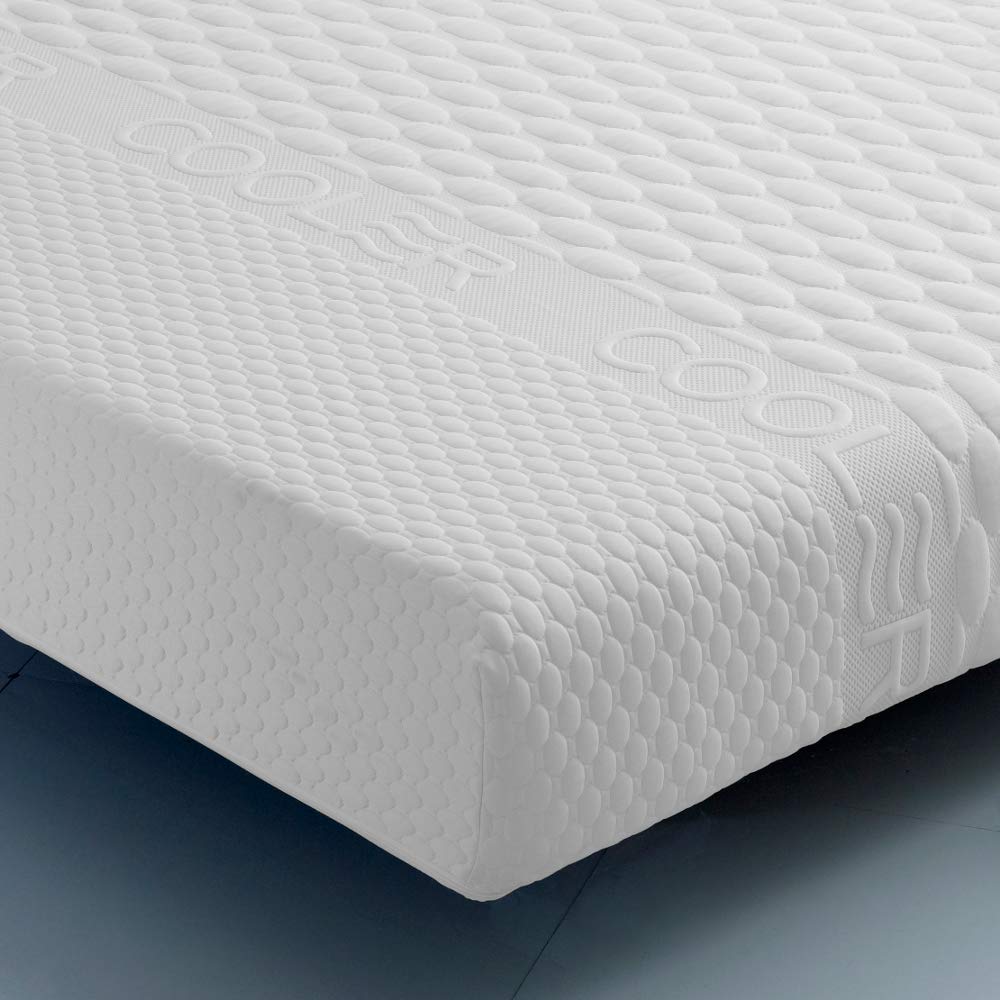 happybeds Deluxe Memory Foam Spring Rolled Mattress Reflex Foam Orthopaedic Hypoallergenic 4'6" Double 135 x 190 cm