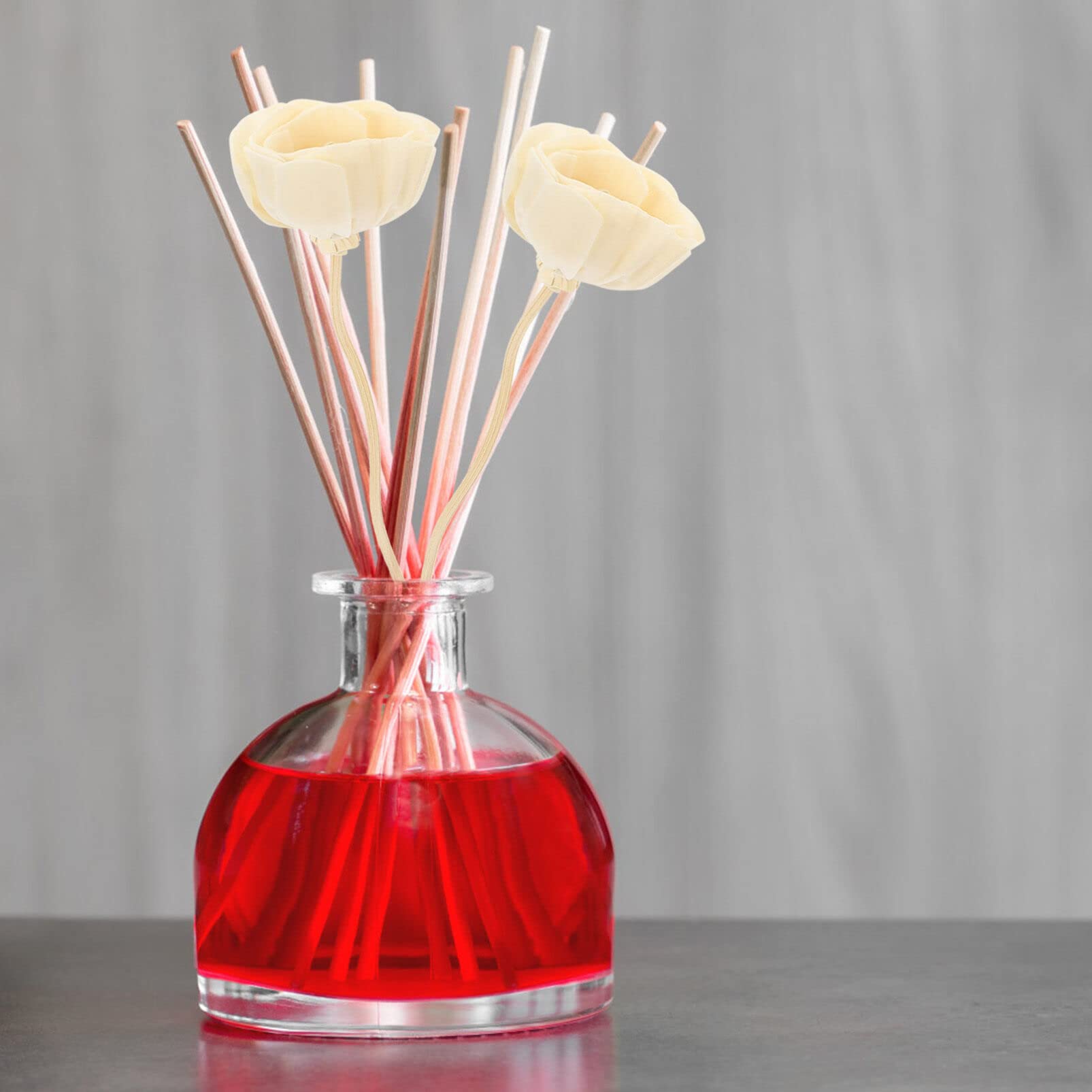 TEHAUX 10pcs Flower Diffuser Sticks Bottle Replacements for Home Decor Scented Oil Diffuser Wands for Spa Yoga Office Bedroom Use Decorative Fragrance Sticks
