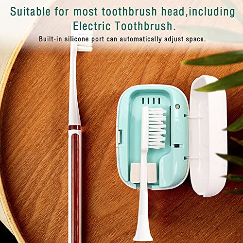Gfu Toothbrush Sanitizer Case, Rechargeable Portable Toothbrush Cleaner, Fits For All Toothbrushes Head, Used For Home, Travel, Camping, Business Trip (White) #TOP2