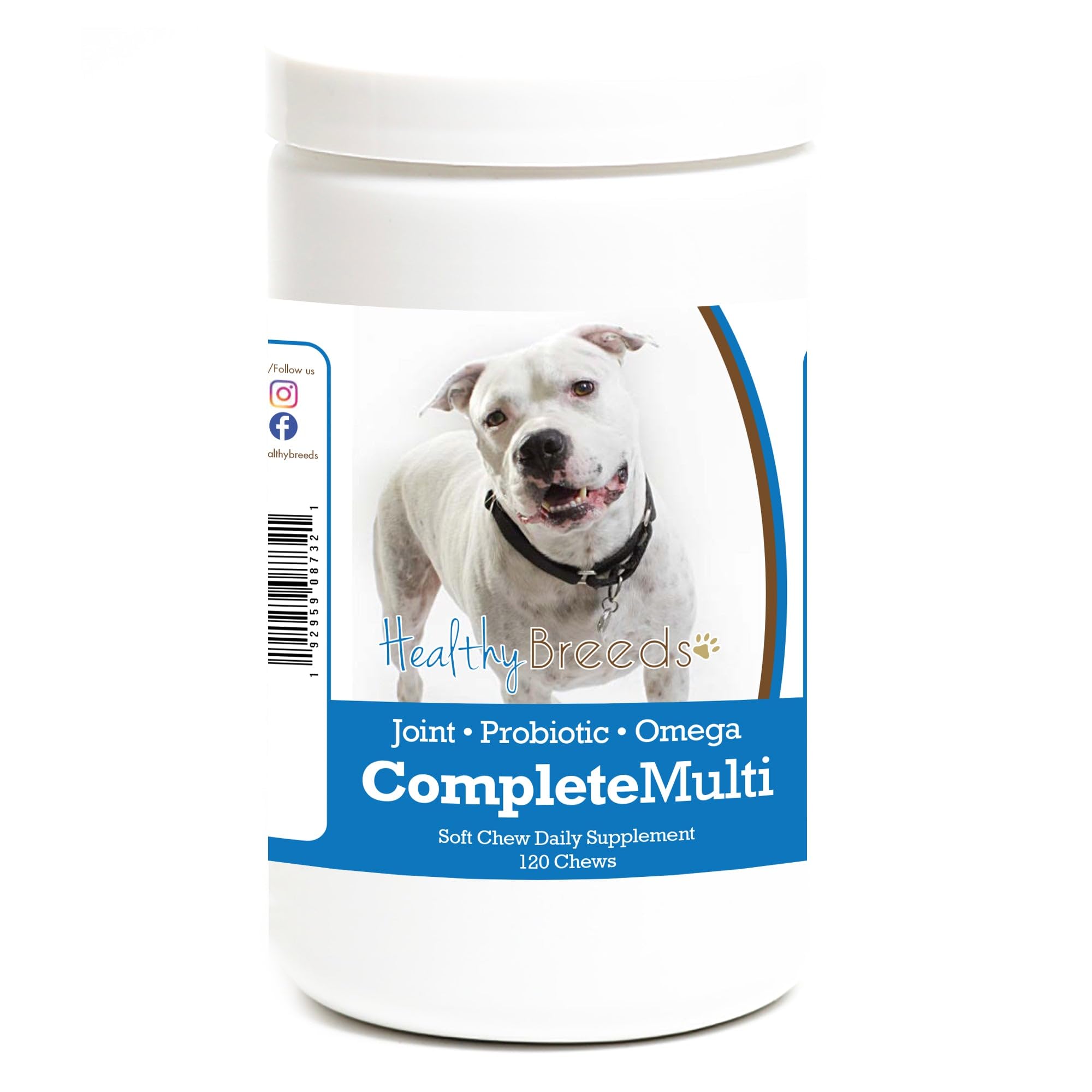 Healthy Breeds Pit Bull All In One Multivitamin Soft Chew 120 Count