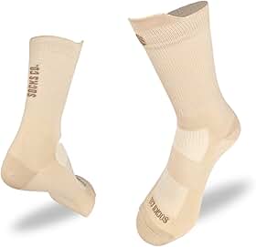 Meia Performance Poliamida Esportiva Socks Co, Cano Longo, Poliamida, Respirável, para Corrida e Ciclismo, Unissex,