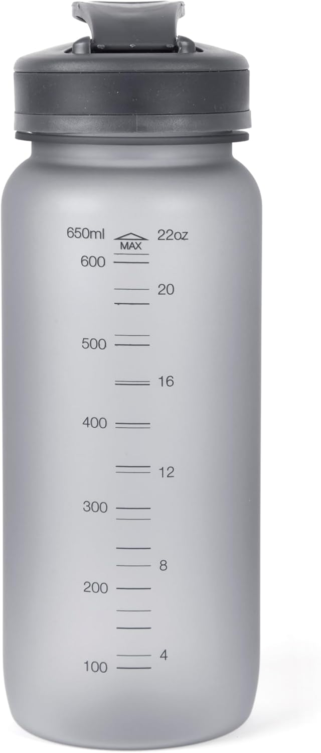 Lifeventure 650ml Tritan Water Bottle for Fitness, Hiking, Camping, Outdoor Sports, Made from BPA-Free Material