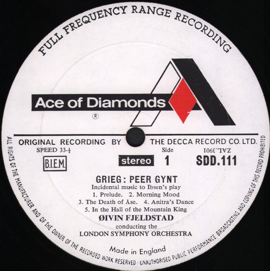 Grieg / Peer Gynt - London Symphony Orchestra LP
