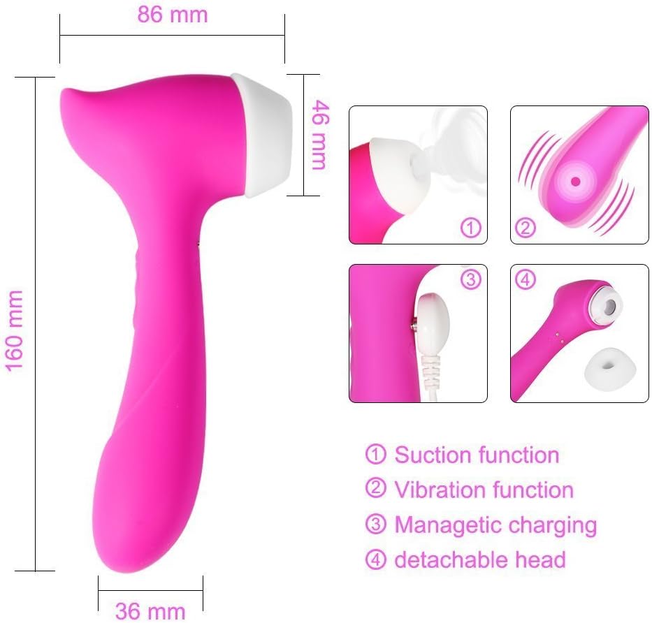 Clitorals Stimulation Clitorial Sucking Stimulation Toys Vibrate Oral Tongue Simulator, Vibration Wand, Multi Speed for Adult Women Couples