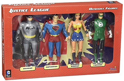 NJ Croce Justice League Bendable Boxed Set - NJ Croce