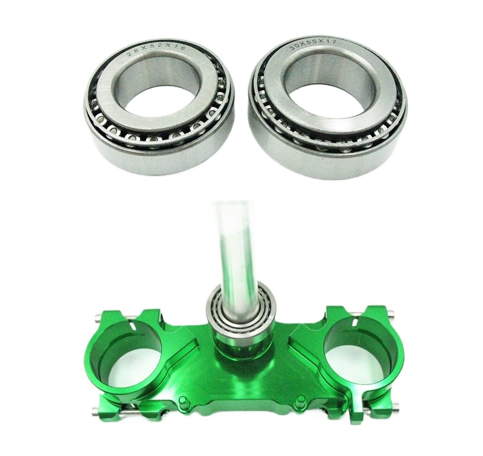 Rodamiento Motocicleta 1 Par De Piezas De Rodamiento De Dirección De Motocicleta, Kit De Varilla Cónica, Accesorios De Rodamientos De Motocicleta para KX KXF RMZ 250 450 KLX450R
