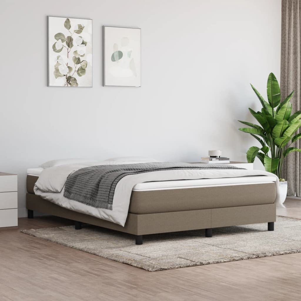 Materac kieszeniowy ze sprężynami kieszeniowymi, średni kolor taupe, 140 x 200 x 20 cm, materiał z oddychającym pokrowcem, ergonomiczny, dwustronny, do łóżka kontynentalnego, stelaża łóżka