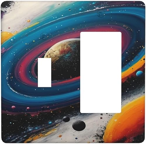 Miniatura 25 de Cubiertas de Interruptor de Luz de 1 Pandilla Bosques Animales Flores Hierba Árboles Placa de Pared Decorativa Interruptor Eléctrico para Decoración