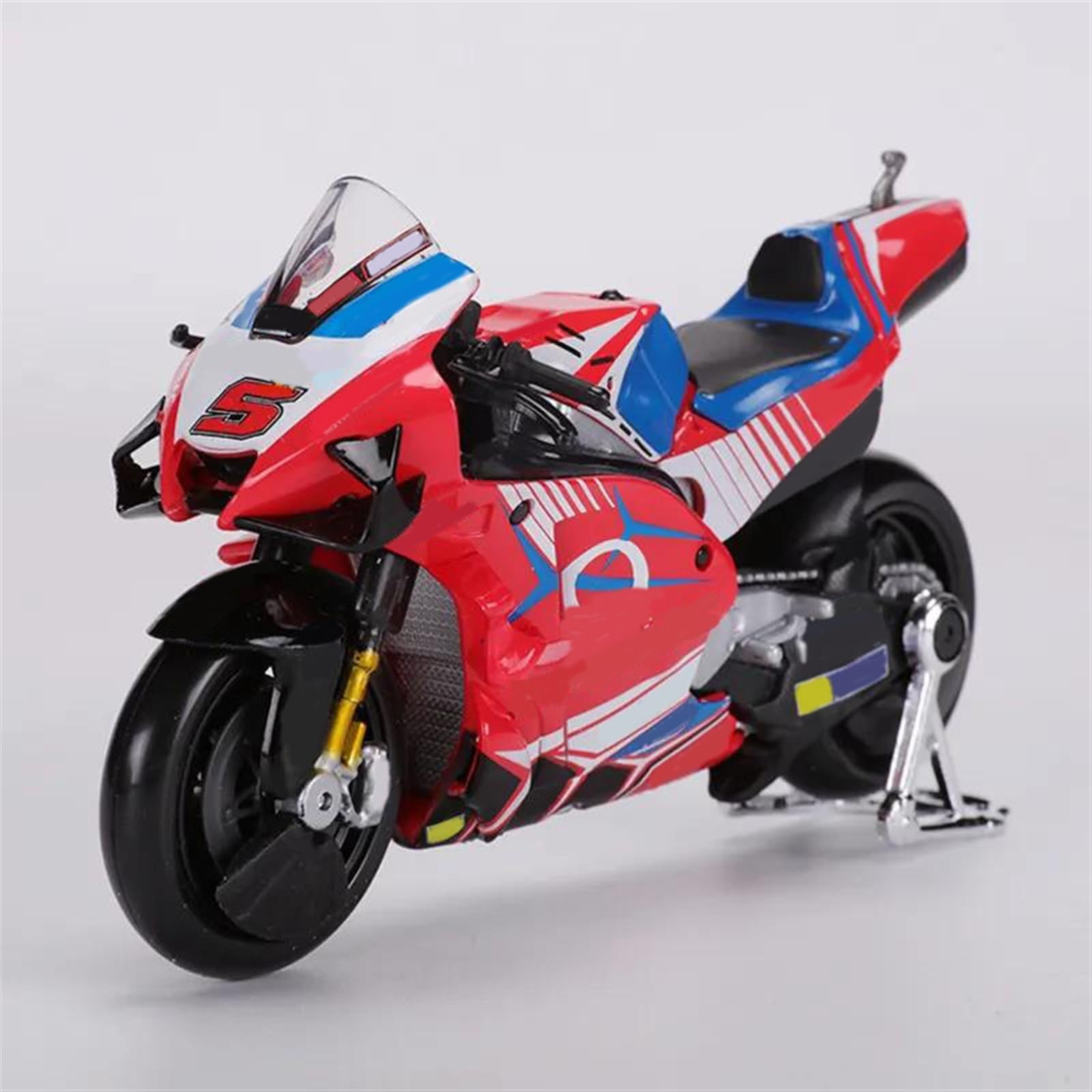 SEYXF Motorbike Toy 1:18 for Ducati 5# for Pramac Motorcycle Model Simulation Alloy Toy