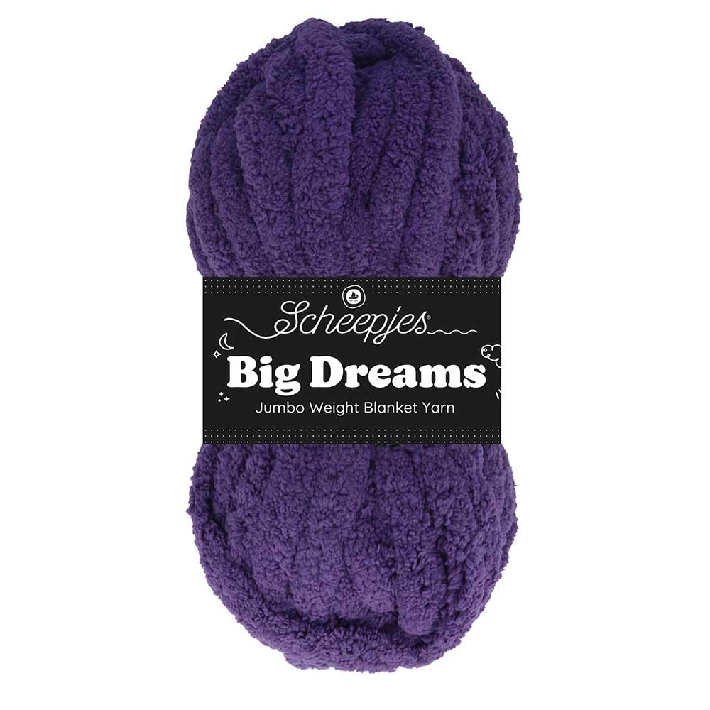 Scheepjes Big Dreams 200g Yarn - 510 Fantasy, Purple Crochet and Knitting Yarn