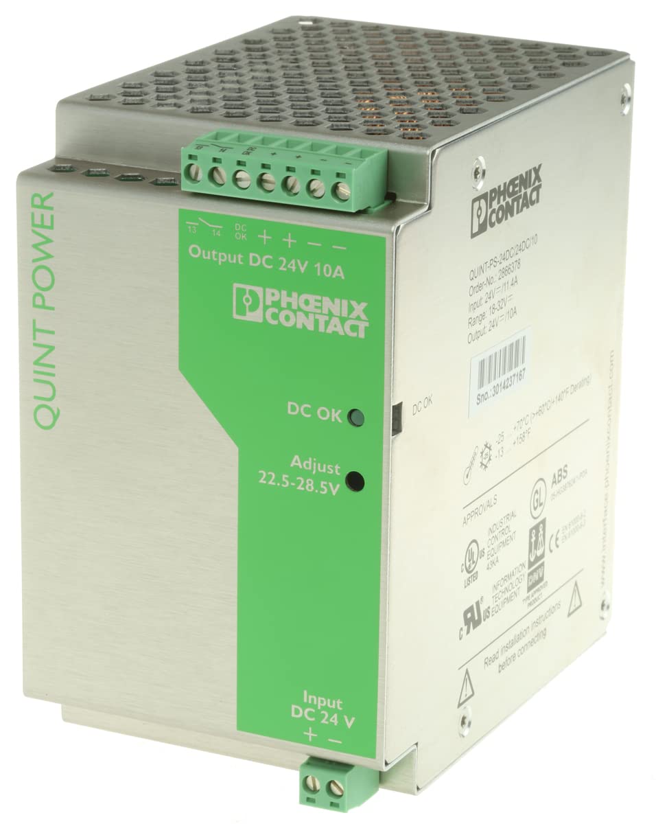 Convertisseur quint-ps-24dc/24DC/10 stop chutes tension alimentation 24V