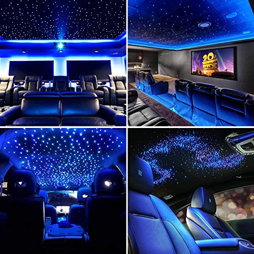 Image of AMKI 16W 600pcs Starlight Headliner Kit with Meteor 180pcs Fiber | AMKI 16W Meteor Starlight Headliner Kit 600pcs Twinkle Star +180pcs Meteor Fiber