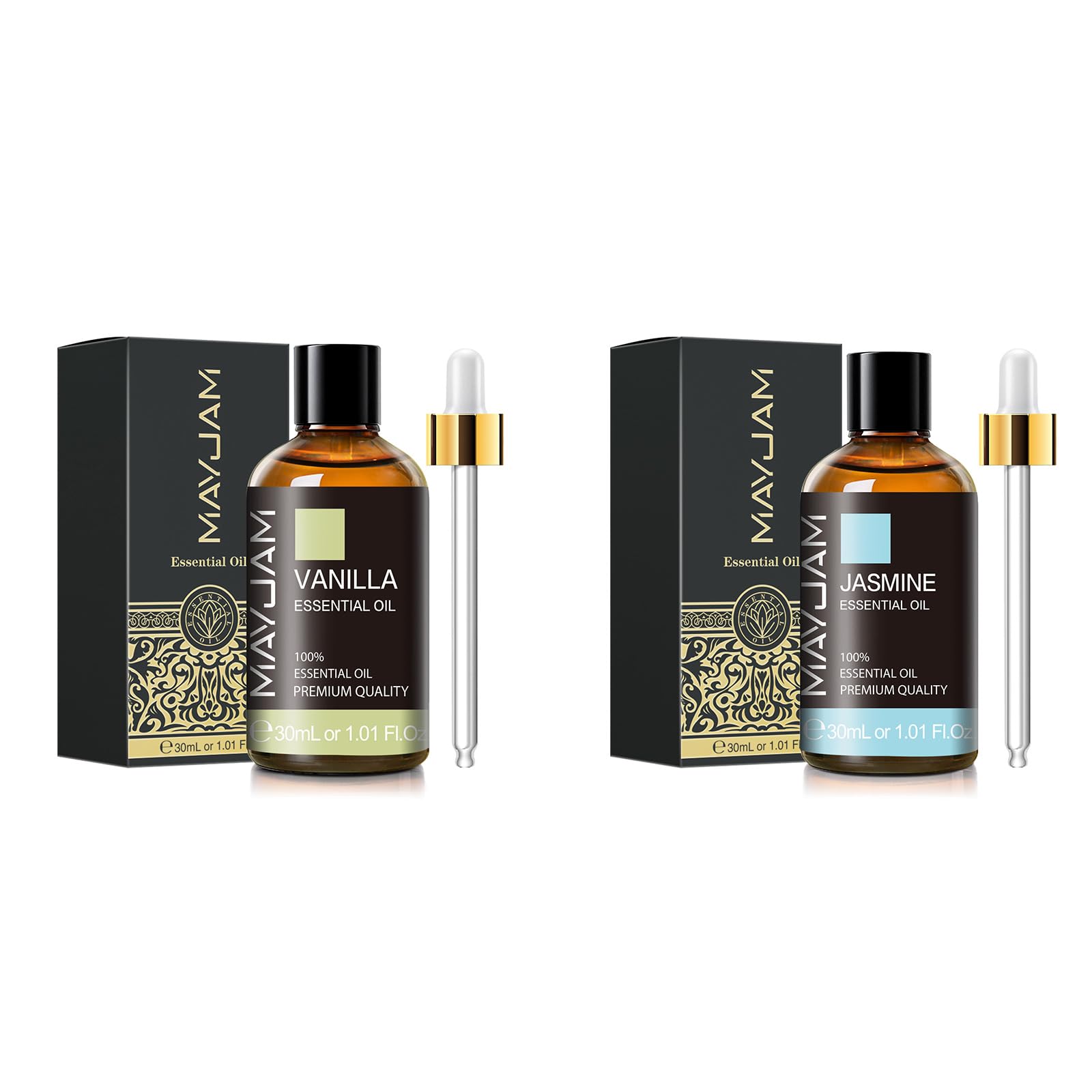 MAYJAM30ML/1.01FL.OZ Vanilla Essential Oil and Jasmine Essential Oil