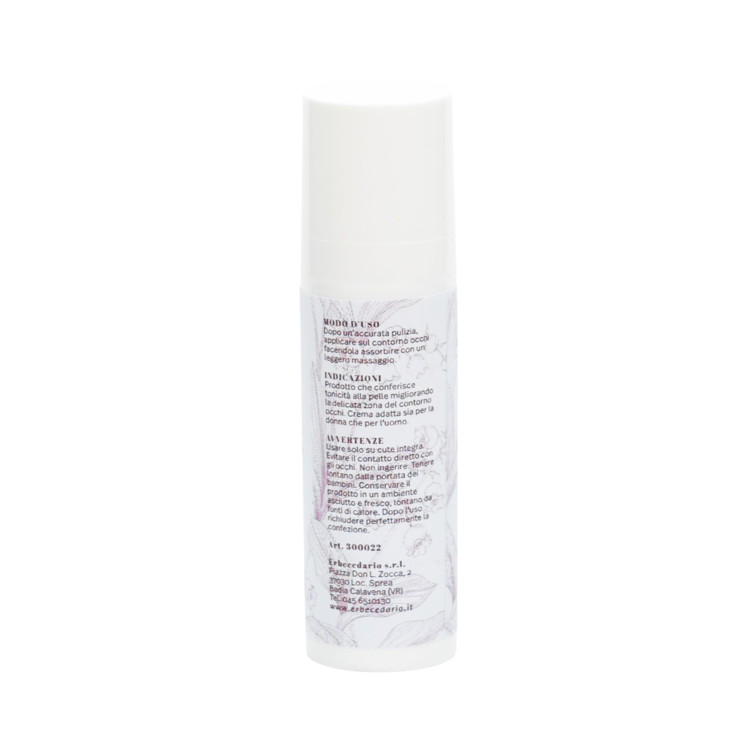 Crema Contorno Occhi Per Uomo, Donna Erbecedario, Per Borse, Occhiaie, Pelli Mature, 1 Flacone 30ml