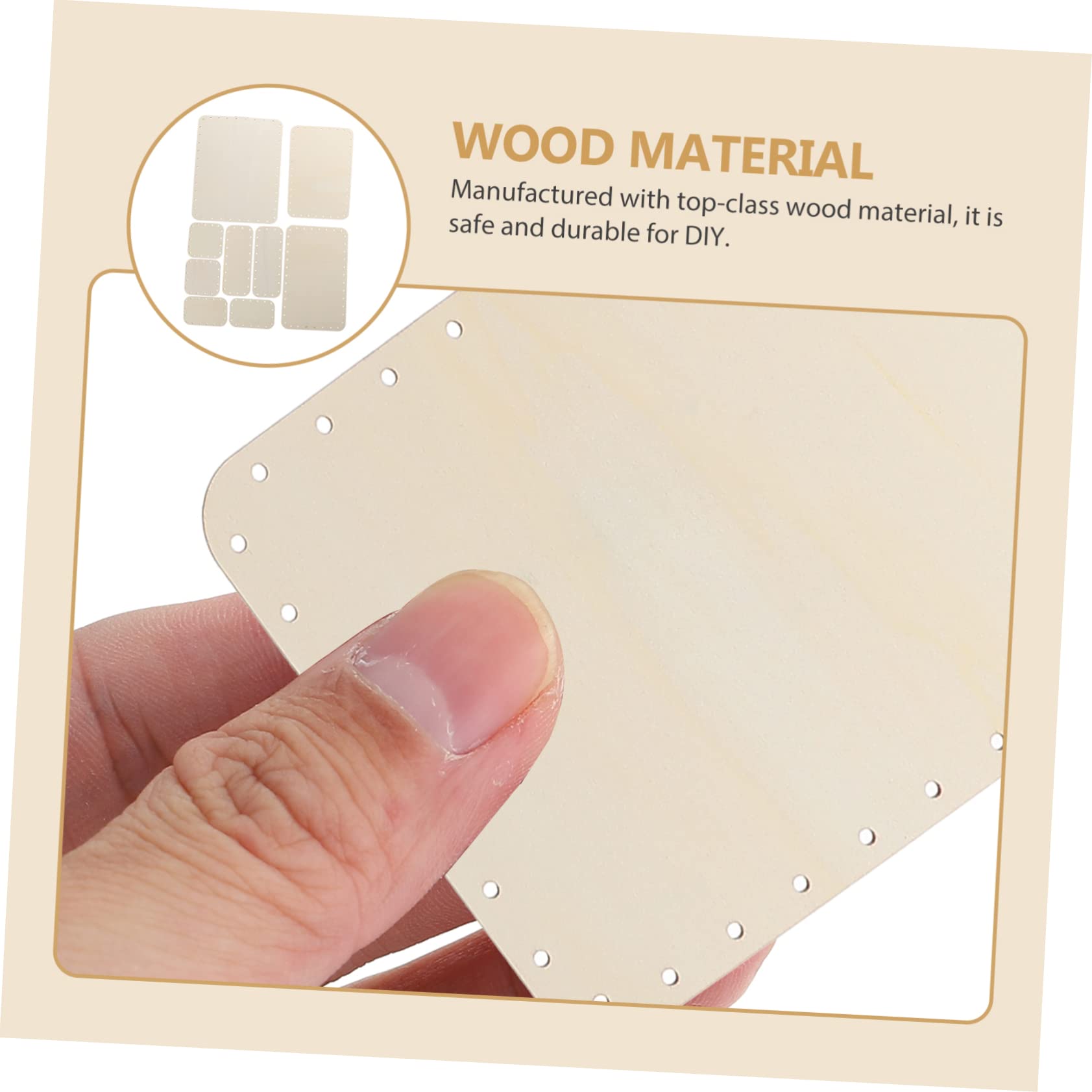 Adornos de Madera para Pared, 9 Piezas, Mezcla de 5 Estilos