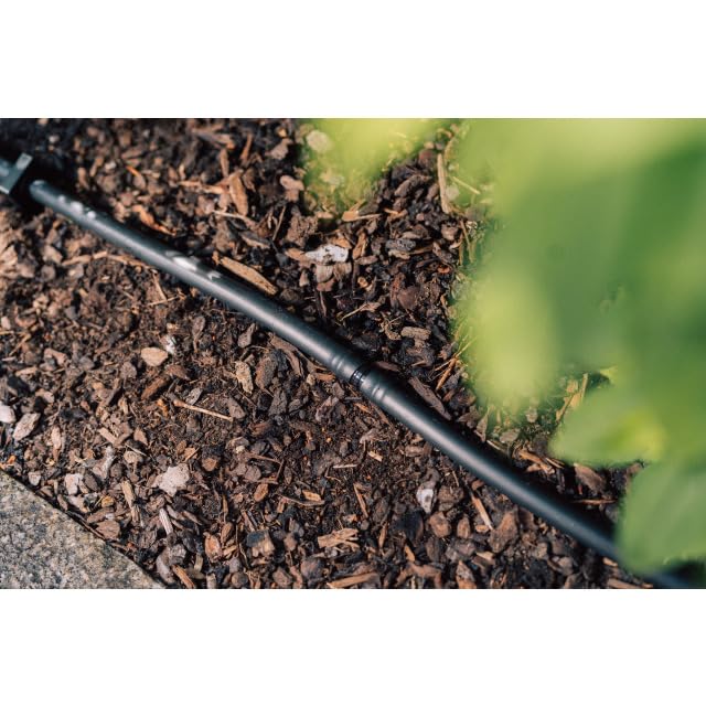 GEKA Drip Set Bewässerung (Wassersparenden Bewässerung für Hecken/Beete) 17.0120.9, Schwarz