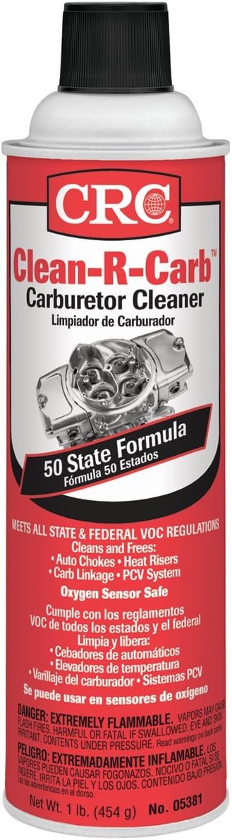 CRC Clean-R-Carb Carburetor Cleaner (50 State Formula), 16 Wt Oz: Automotive
