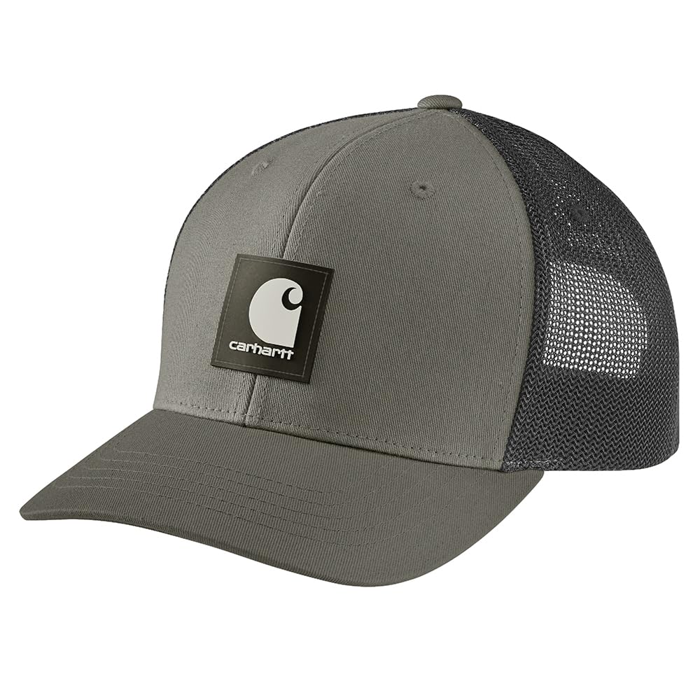 Mens Rugged Flex Twill Mesh-Back Logo Patch Cap