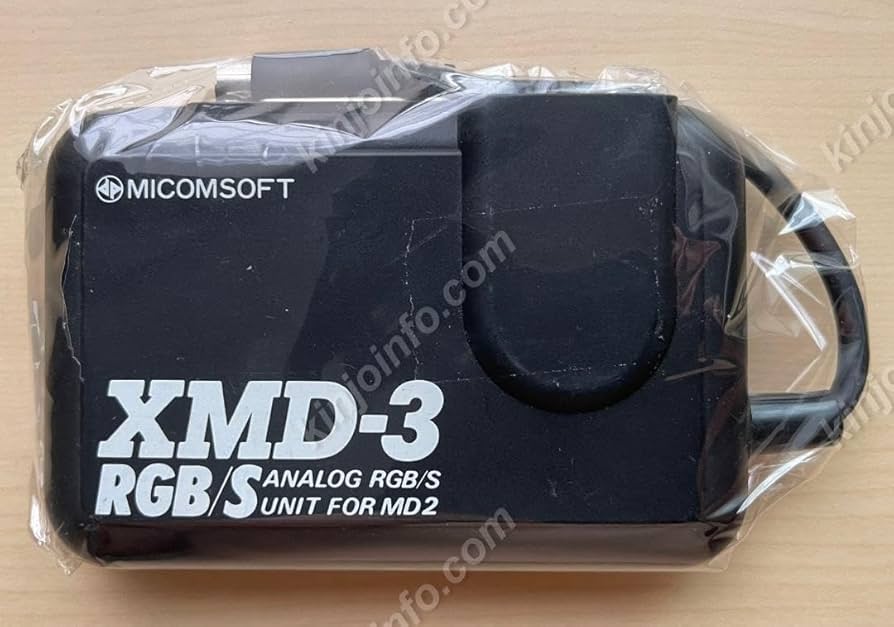 MD2用アナログRGB/S端子変換アダプターXMD-3 【中古美品・MD日本版】 週末セールMD2用アナログRGB/SユニットXMD-3【中古・MD日本版】