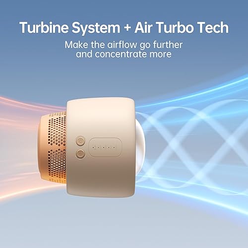 Miniatura 2 de JISULIFE Ventilador de cochecito para bebé, grande, seguro sin aspas para cuna, escritorio, batería de 4000 mAh, ventilador de refrigeración