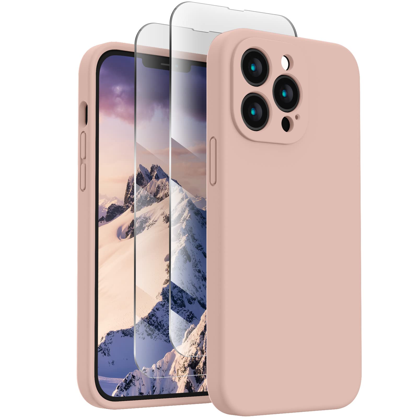 FireNova Designed for iPhone 13 Pro Case, 6.1", Pinksand
