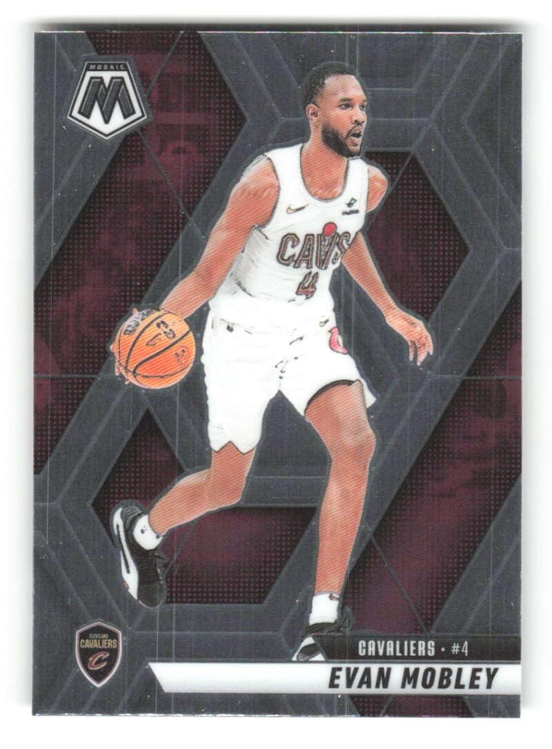 Amazon.com: 2024-25 Panini Mosaic #133 Evan Mobley Cleveland 