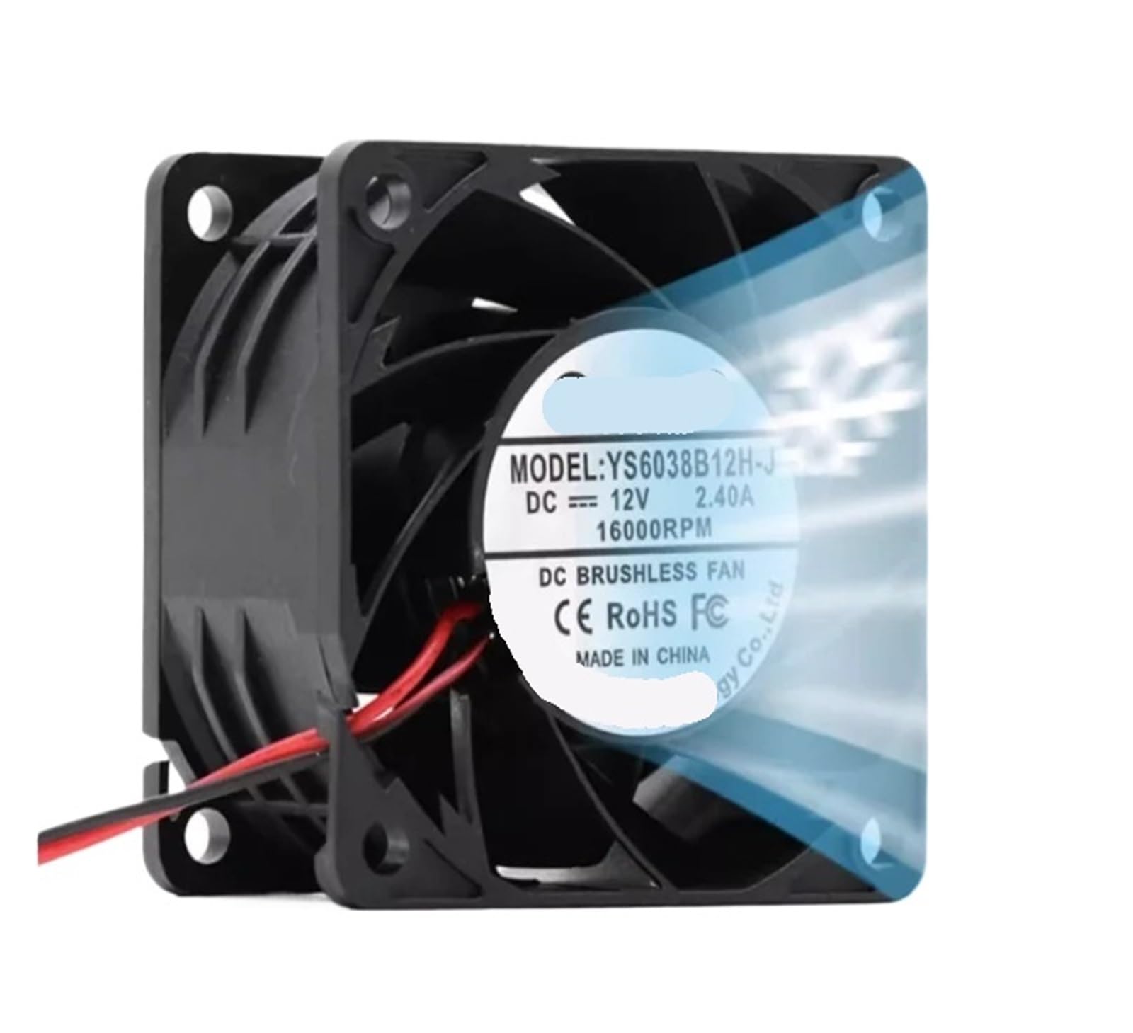 Ventilador 4028 12V de doble rodamiento con alta velocidad de 18000rpm