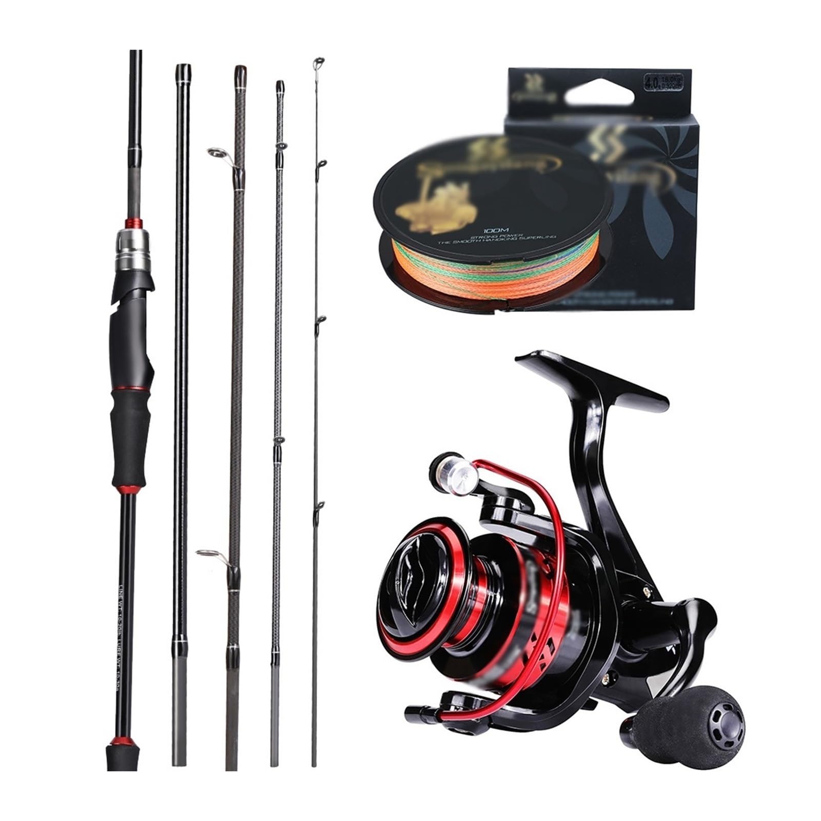 Best Bass Fishing Rods And Reels – YNWDBY Fishing Pole Spinning Fishing Reel and Rod Set 1.8m 2.1 ...