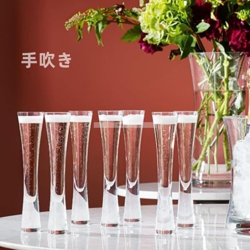 YMZJシャンパンフルート、カクテルフルート、ウイスキー、ワイングラス、マティーニグラス、シャンパングラス、ワイングラス、脚付きグラ