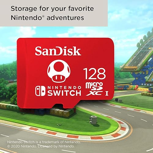 Vista 16 de SanDisk - Tarjeta microSDXC de 128 GB con licencia para Nintendo-Switch, edición Fortnite - SDSQXAO-128G-GN6ZG