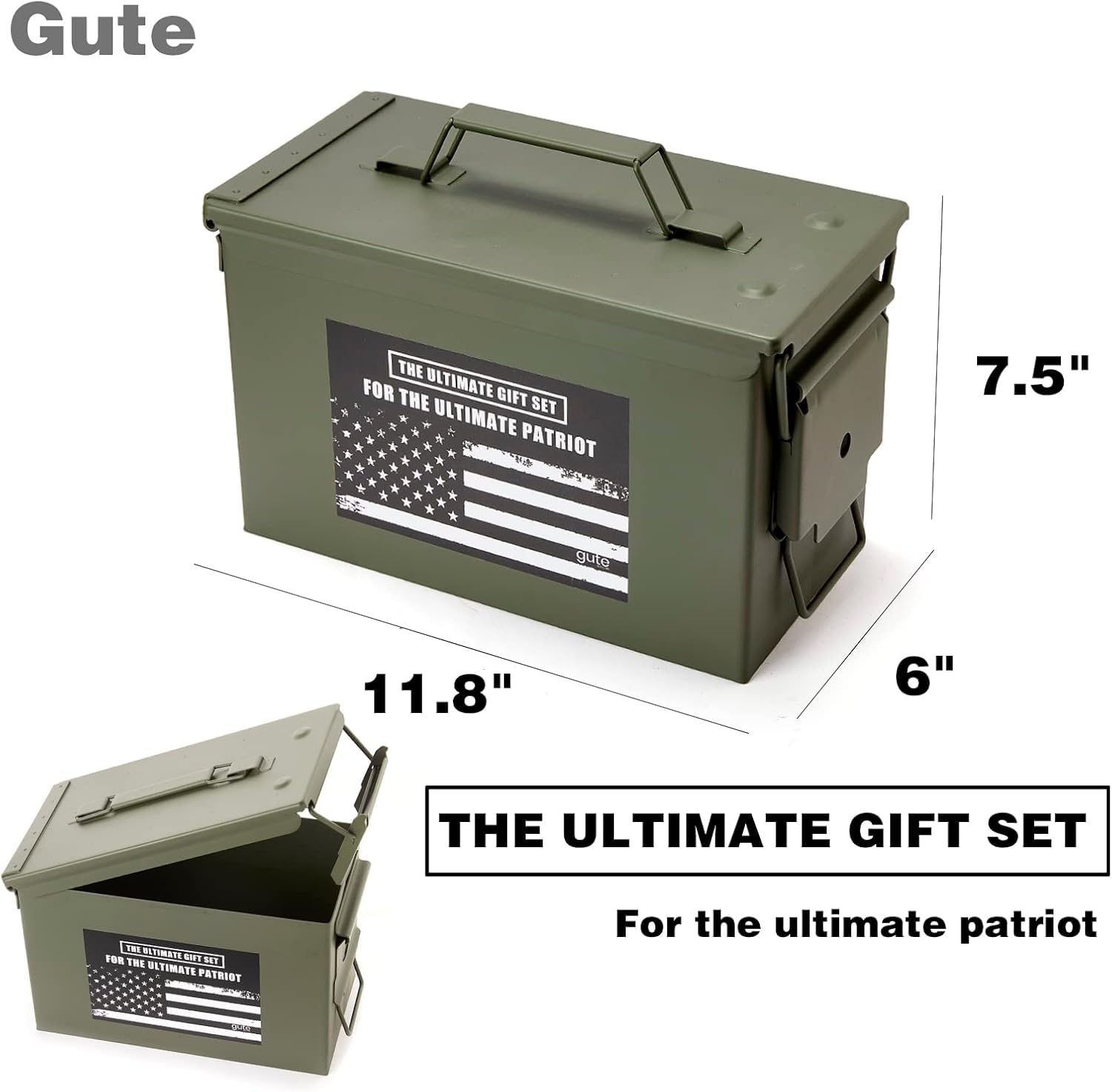 Geschenk für Männer – Herren-Survival-Box für Männer | Männlicher Camping-Enthusiast Guy – Valentinstag einzigartige Geschenkideen für ihn, Freund, Ehemann, Vater, Bruder, Sohn, Chef, beste Freundin