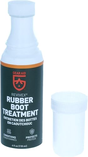 Miniatura 5 de GEAR AID Revivex - Kit de reparación de botas de goma, arreglar grietas y agujeros, protección UV, acondicionador de neopreno y Aquaseal SR
