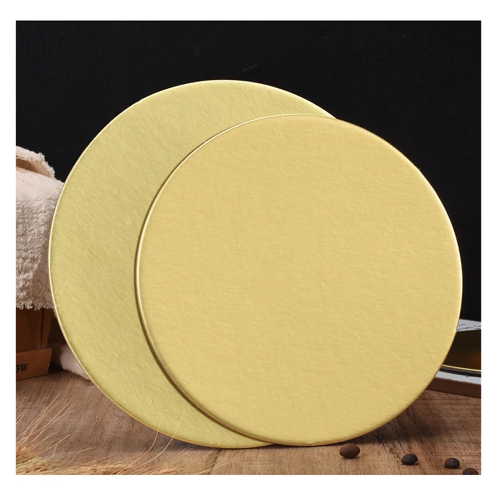 Base para Tartas Tablas for Tartas de Cartón Redondas Grandes con Base de Diámetro Circular(100PCS White)