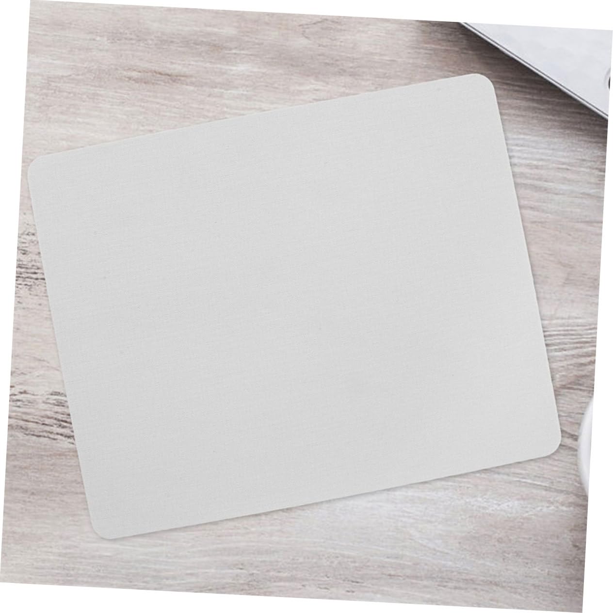 Tappetino Mouse per Sublimazione Bianco 20 Pezzi in Gomma | Festa Scuola Decor, Desktop e Keyboard, per Working e Gaming, Design DIY Blank
