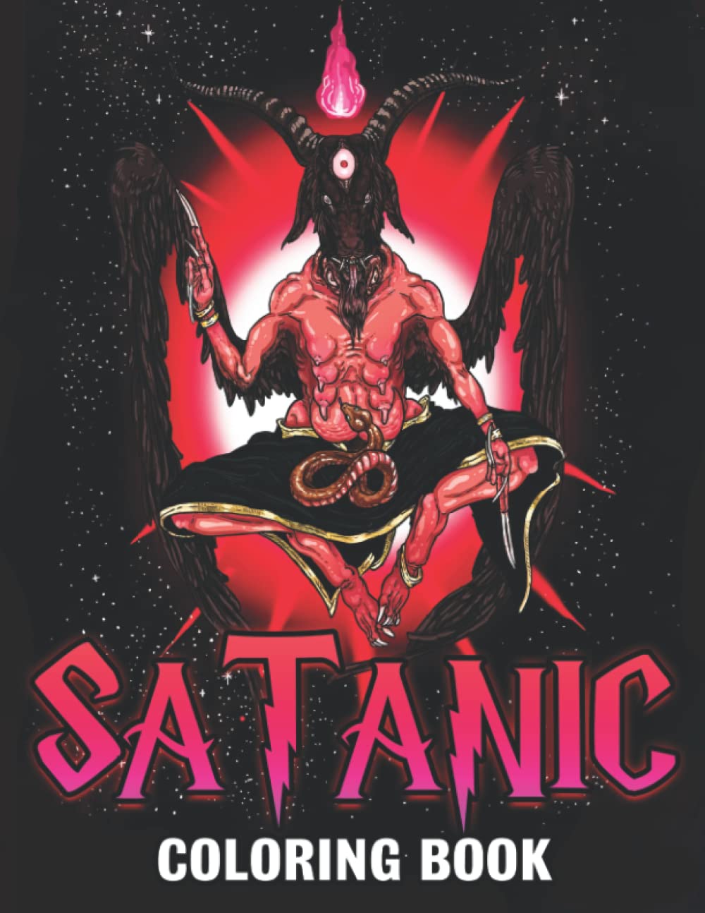 Satanic Coloring Book: Stunning Coloring Pages With Wonderful Illustration Of Satanism For Relax And Fun | An Ideal Gift For Special Occasions