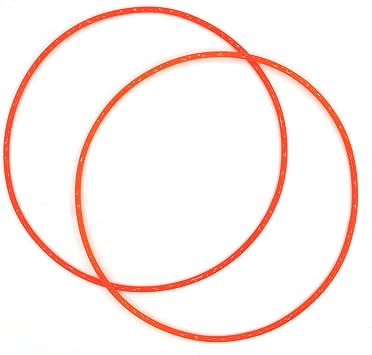 2 Pack Replacement Portable Dryer Blower Fan Belt Compact Dryer Belt Diameter 6mm Circumference 860mm Compatible with Magic Chef 2.6 cu.ft. Compact Dryer MCSDRY1S