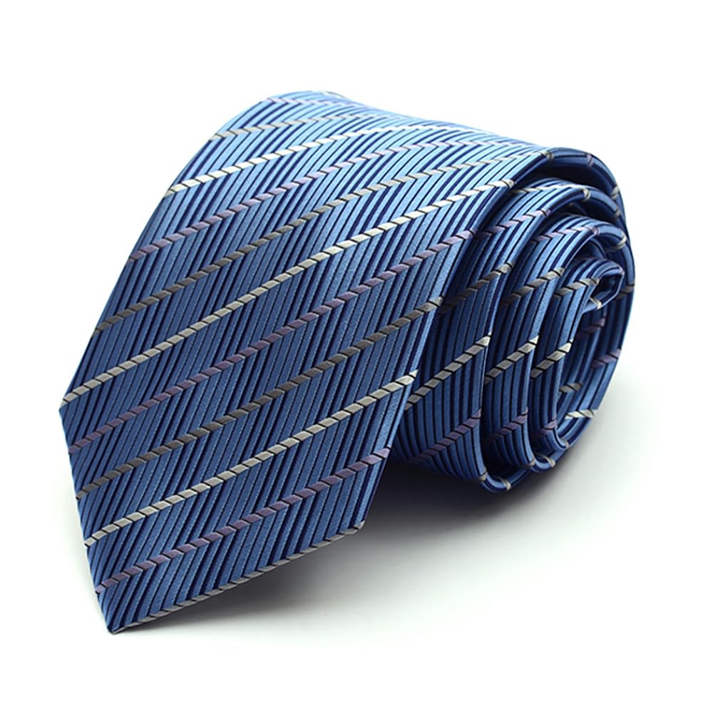 Fashion 3.5'' Ties for Men Business Wedding Necktie 9CM Checkered Striped Plaid Polka Dot Neck Tie Gift Box