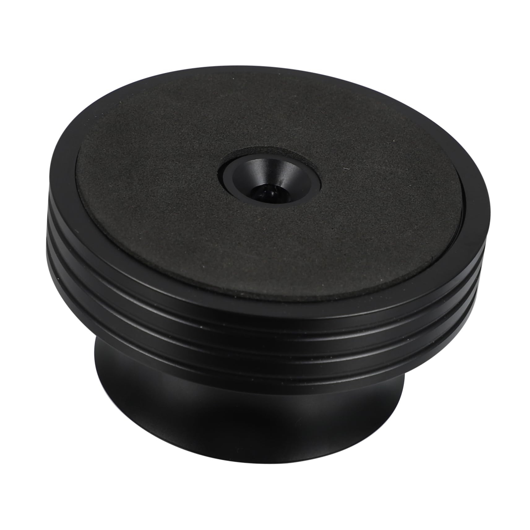 Stabilizzatore per Giradischi in Alluminio Nero 400g per Vinili Funzione Anti-vibrazione e Miglioramento Qualità Audio per Dischi in Vinile