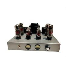 EL34 Push-Pull Tube Amplifier 35W x2 HiFi Integrated Amp, No Tubes | Hand-Wired 35W x2 EL34 Push-Pull Vacuum Tube Amplifier Chassis with CLC Filter and Z11 Transformers, Without Tubes.