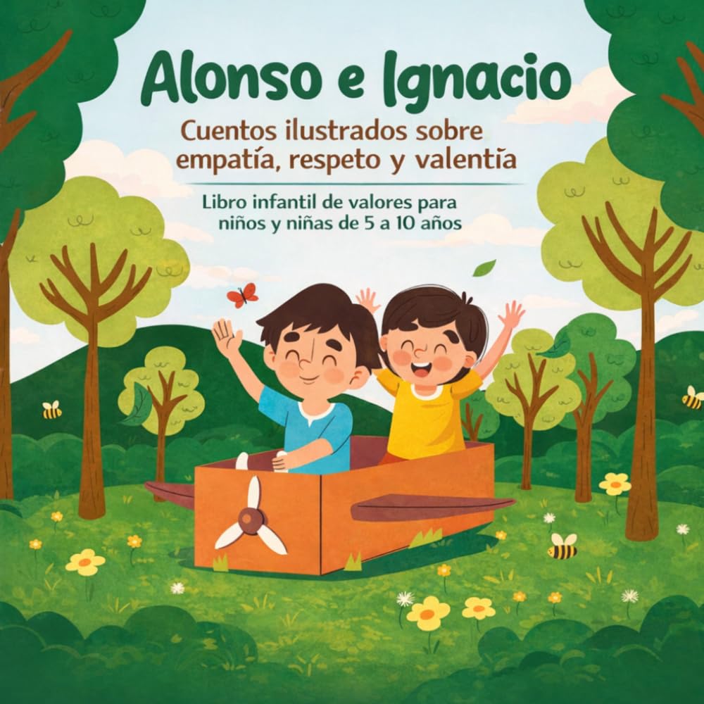 Alonso e Ignacio: Cuentos ilustrados sobre empatía, respeto y valentía: Libro infantil de valores para niños y niñas de 5 a 10 años: 4 cuentos ... e Ignacio: Aventuras con Valores y Emociones)