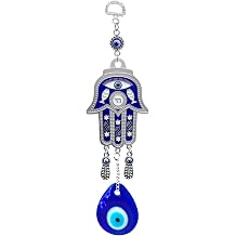 Blue Evil Eye Hanging Decoration Nazar Amulet Wall Hanging Home Protection and Blessing Decor Hamsa