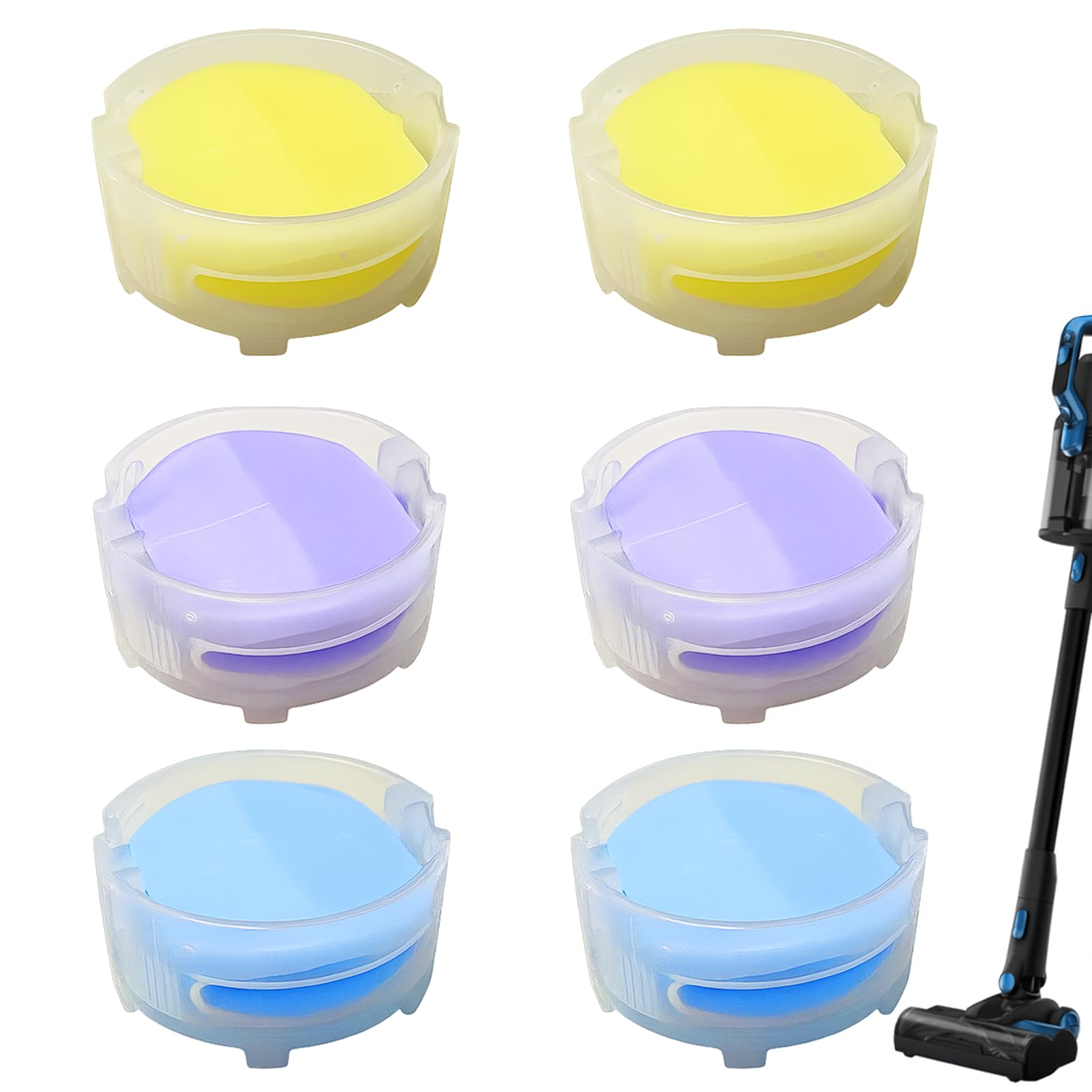 6Pack Shark Anti Odour Cartridge, Replacement for Shark Stratos Anti Odour Cartridge for IZ400UKT/IZ420UKT/NZ860UKT