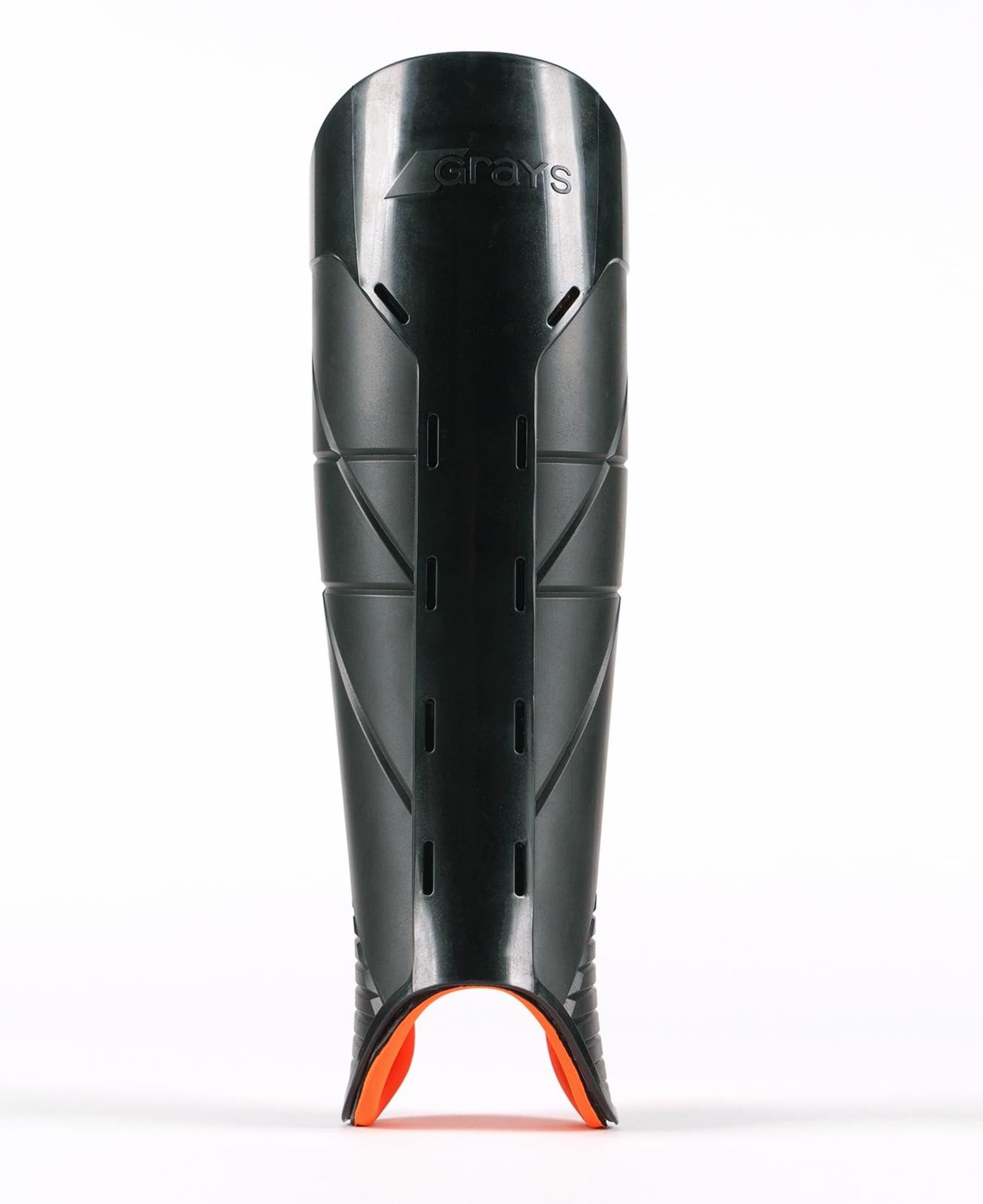 Grays G900 Hockey-Schienbeinschoner, Schwarz/Orange, Shinguard