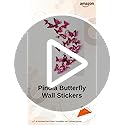 Image of Pindia 12 Pcs 3D Metal Butterfly Wall Stickers for Home Party Wedding Decor (Pink)