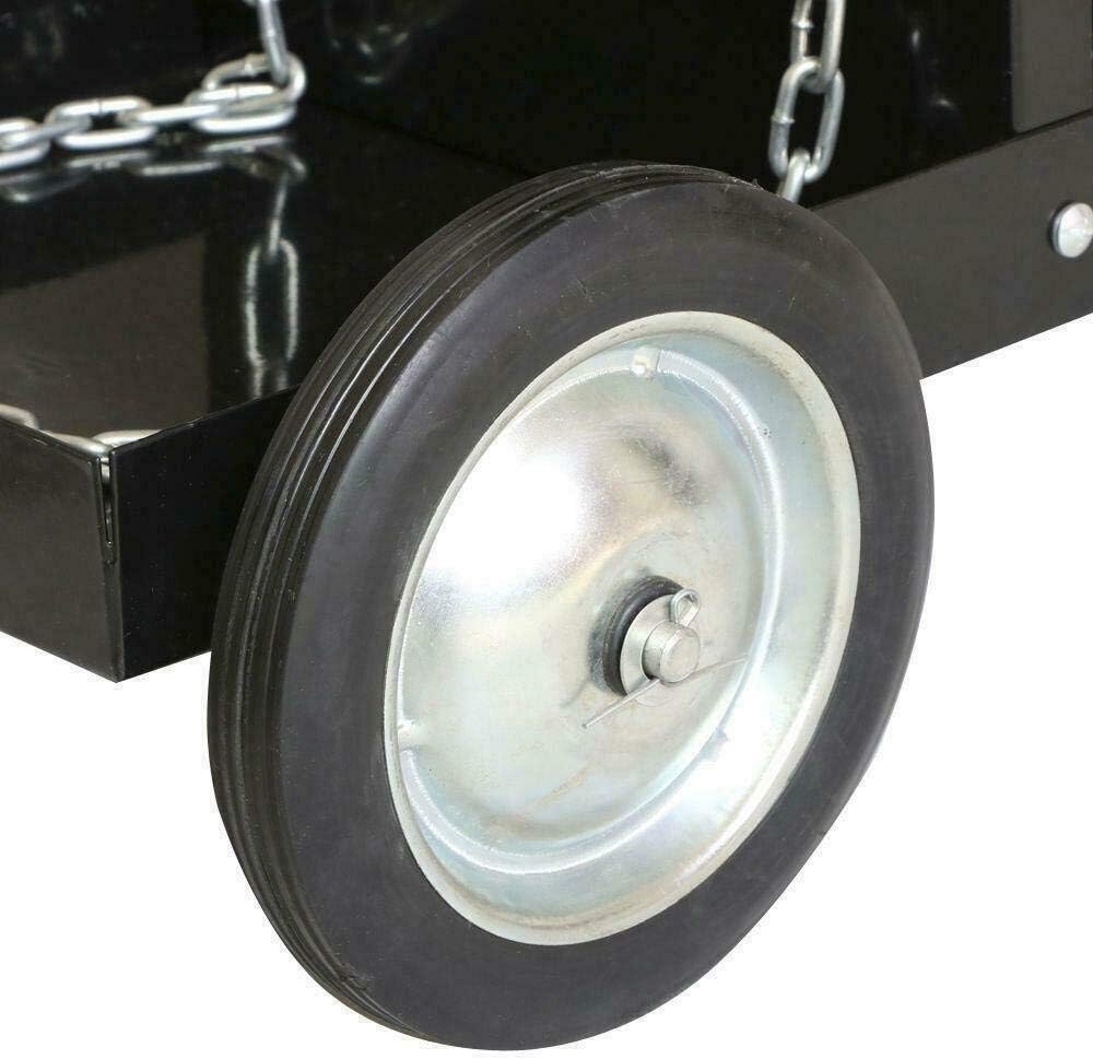 Black Portable Welder Welding Cart Plasma Cutter MIG TIG ARC Storage Tanks