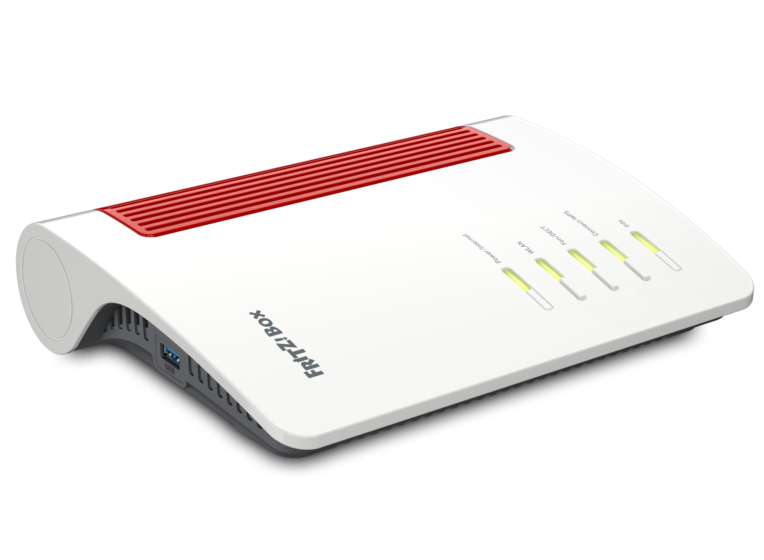 Fritz!Box 4690 Edition International, Wi-Fi 7 Mesh Router für DSL oder Fibre, bis zu 6960 Mbit/s Geschwindigkeit, 1x 10-Gigabit WAN/LAN, 3X 2.5-Gigabit LAN, DECT-Basis und Zigbee, Wi-Fi MESH und