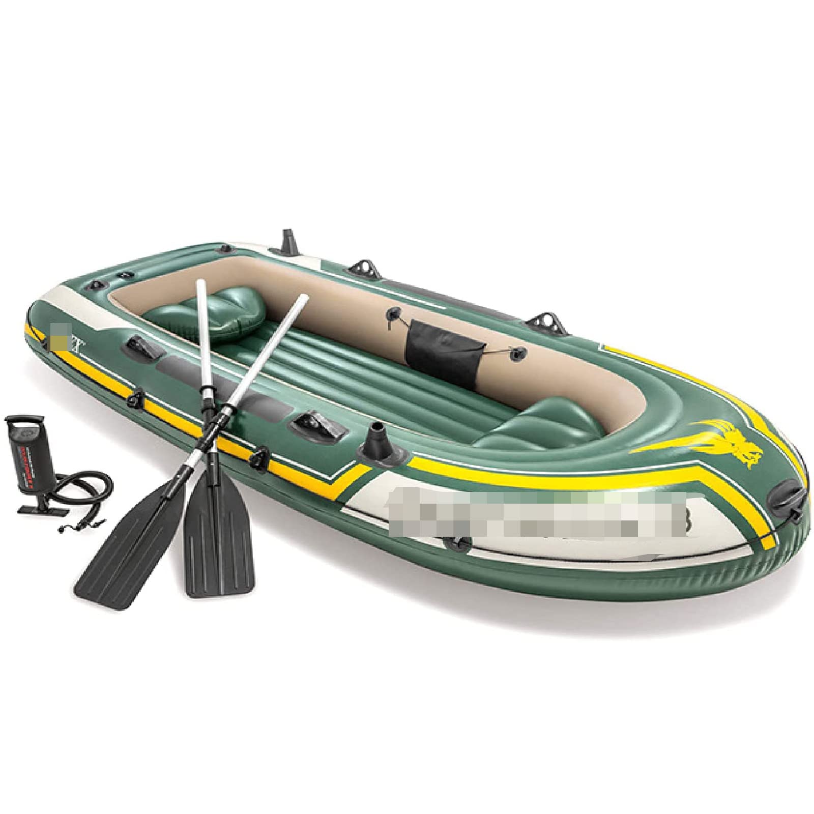 Buy Inflatable Kayak, 3 Person Folding Canoe, Portable Paddle Boat Surf