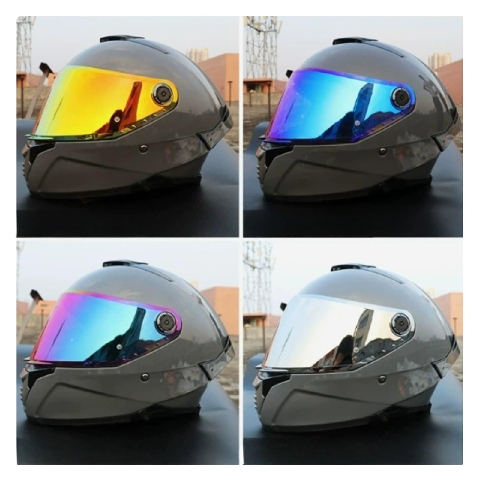 Helmet Visor For MT/MT-V-28B/THUNDER 4 SV Helmet Replacement,quick install