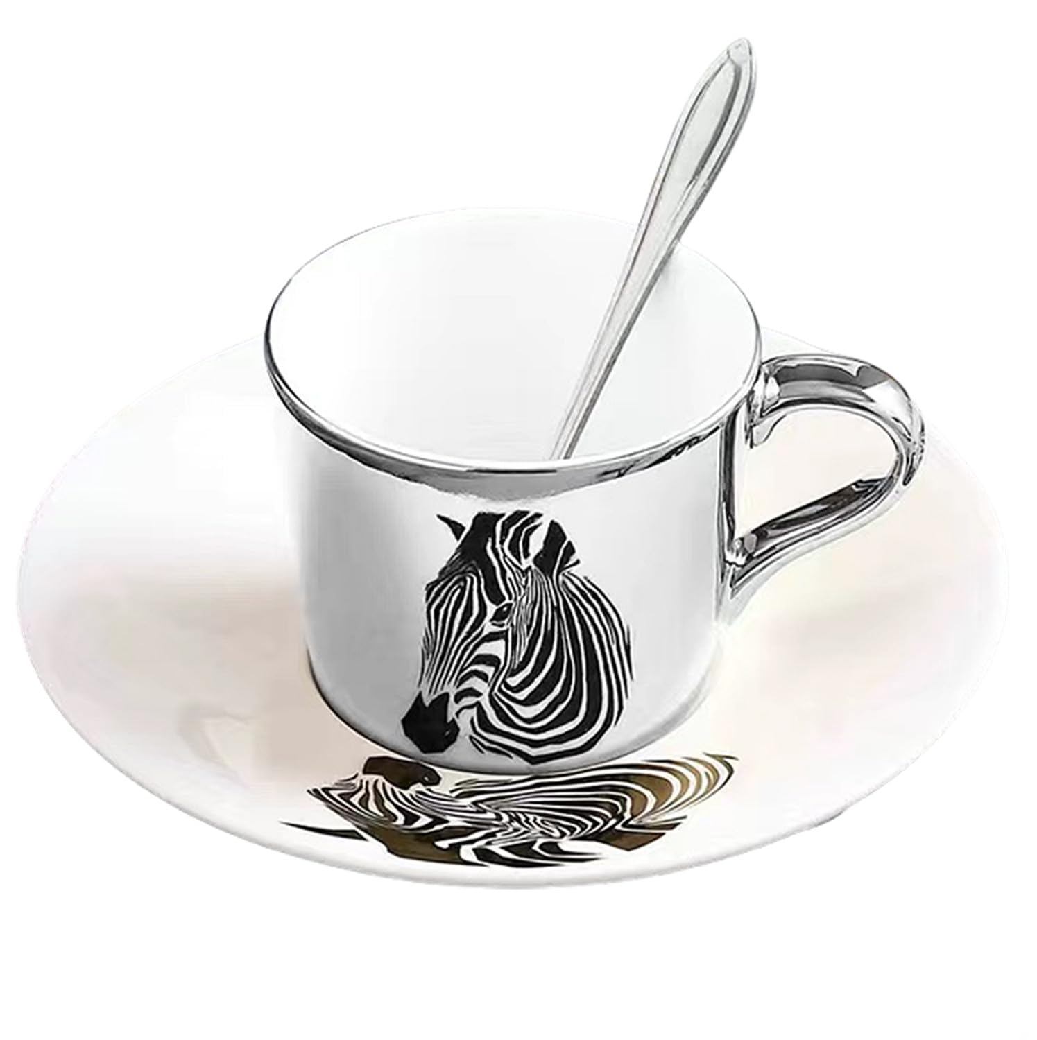 Amazon｜カップ ソーサー セット フローラルブティック スプーン付