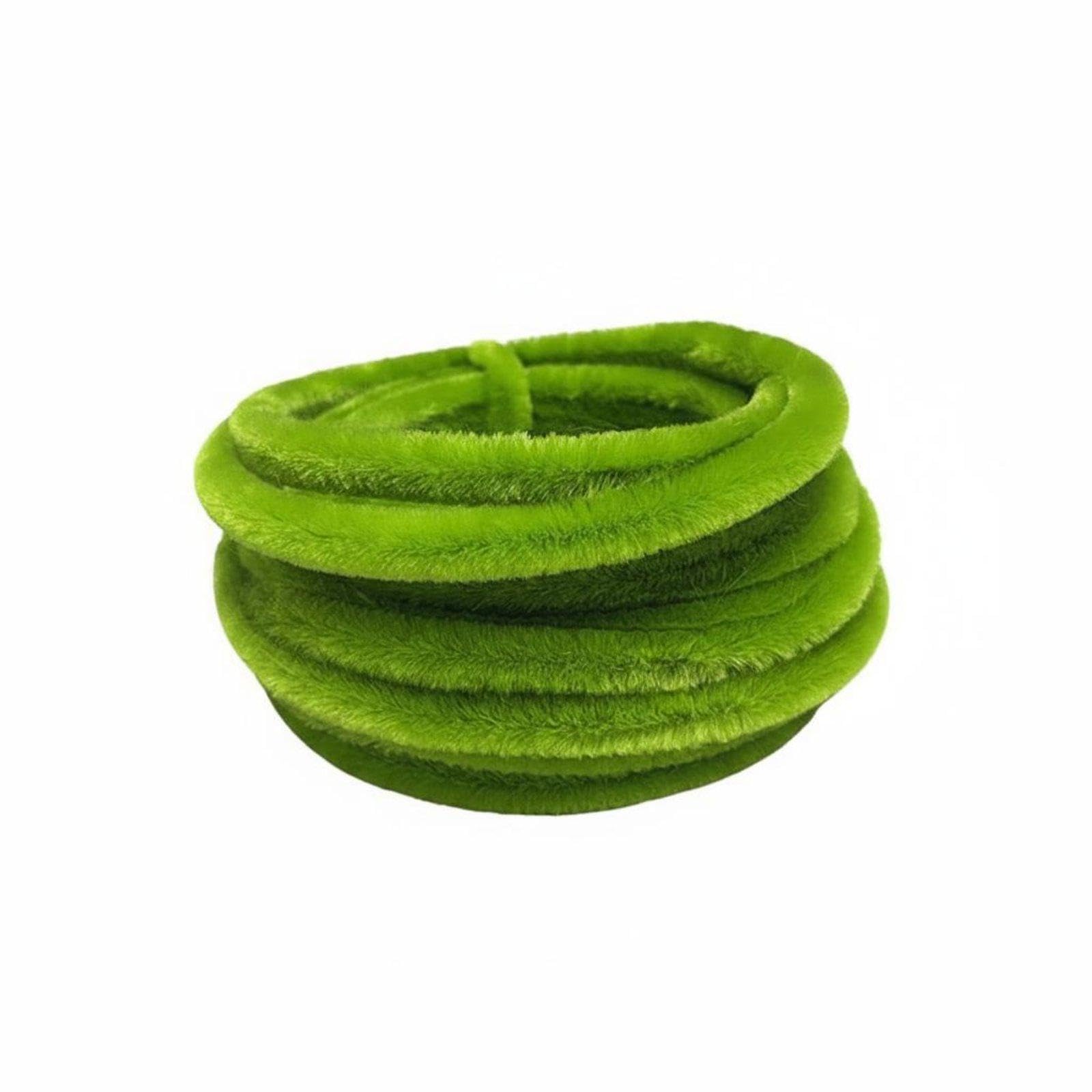 diy flower making wire flexible diy flower making material easy to shape high density fuzzy creative wire for diy enthusiast s, home crafting 13m light army green